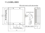 LS-BKL-0663 dimensions (mm)