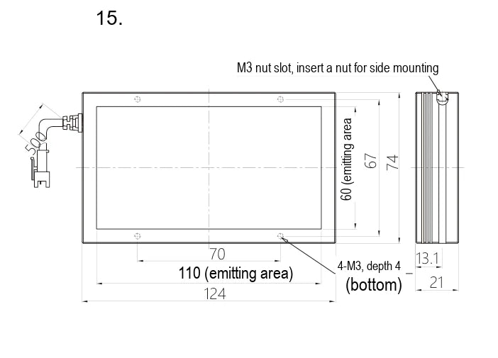LS-BKL-0666 dimensions (mm)