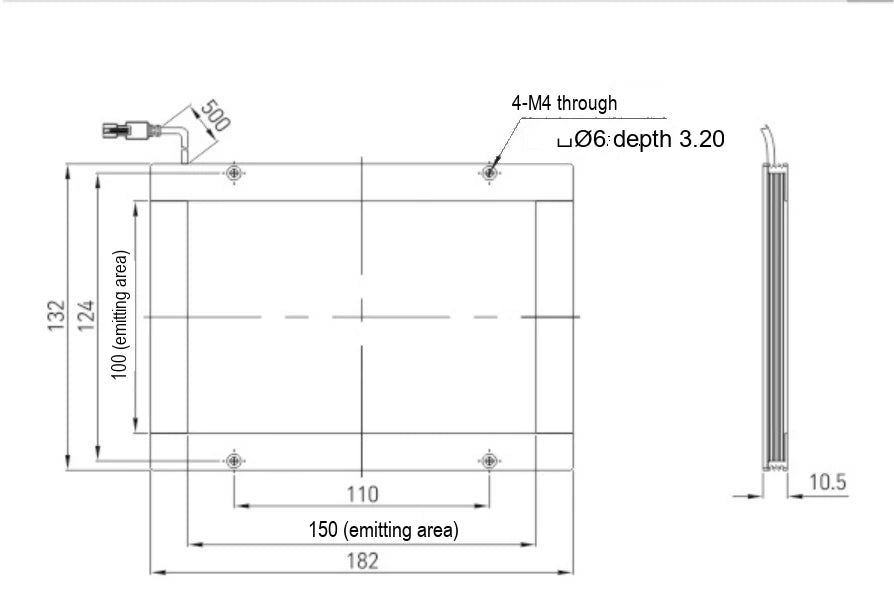 LS-BKL-0720 dimensions (mm)