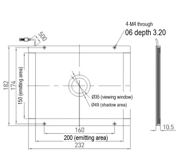 LS-BKL-0797 dimensions (mm)