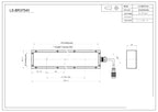 375 x 40 mm Waterproof bar light (LS-BR37540)