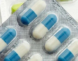 The part: capsules in a clear blister pack.