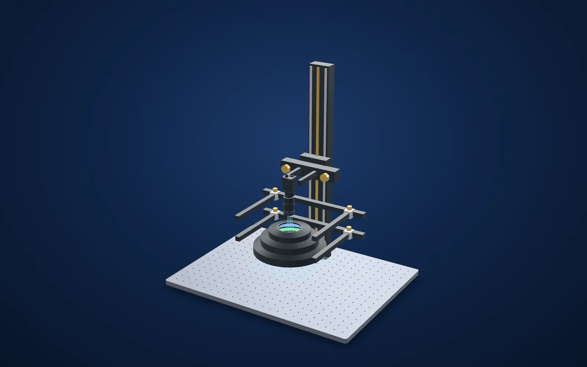 3D illustration of the inspection setup: O-ring appearance with RGB angles