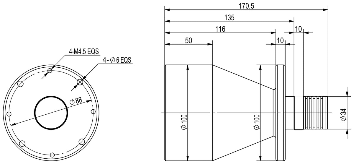 LS-CLM-0078 dimensions (mm)