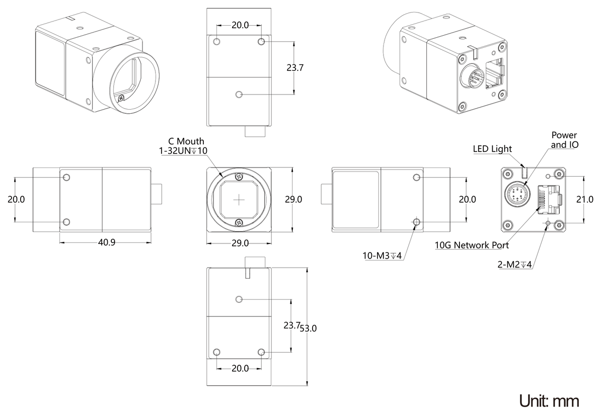 LS-CMR-0459 dimensions (mm)