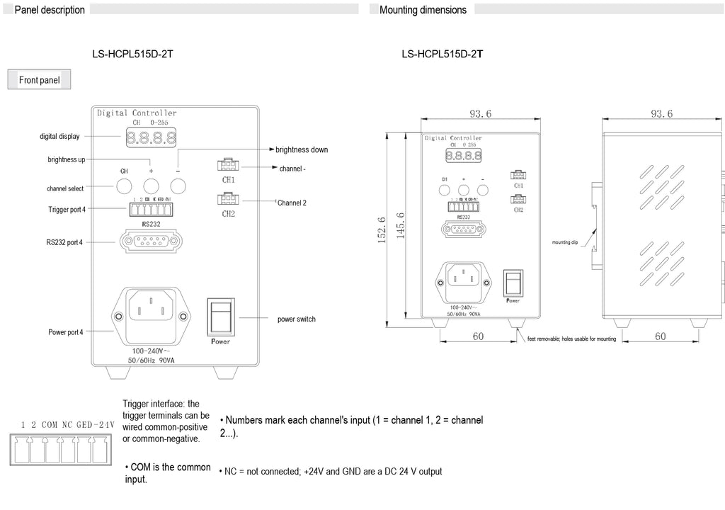 LS-HCPL515D-2T dimensions (mm)