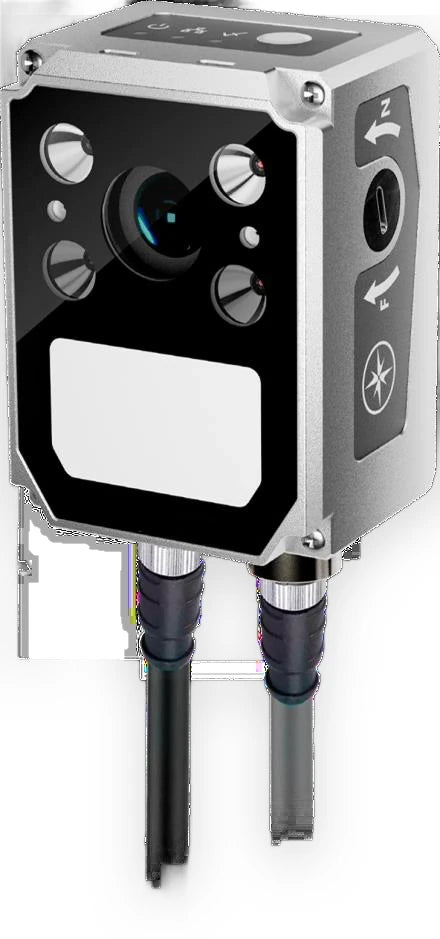 Dual aviation plug LS-CRD-S04 series fixed industrial barcode reader