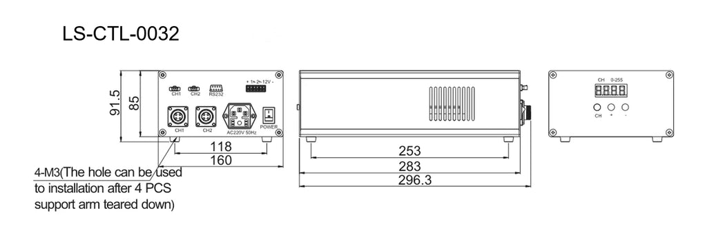 LS-CTL-0032 dimensions (mm)