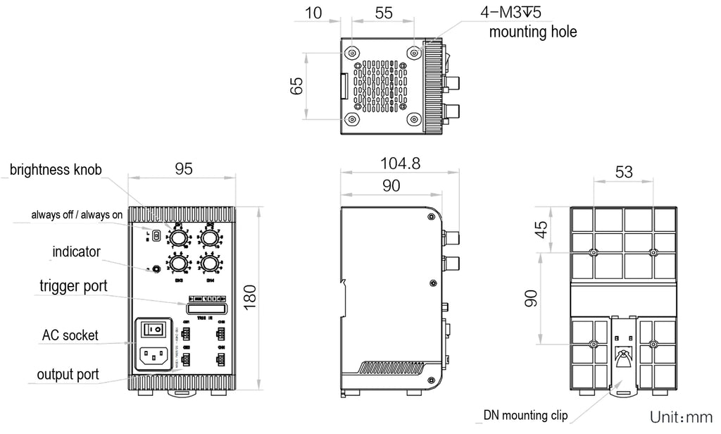 LS-CTL-0119 dimensions (mm)