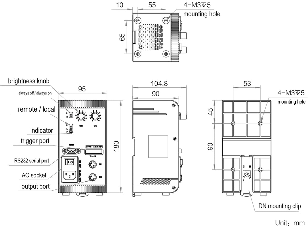 LS-CTL-0121 dimensions (mm)