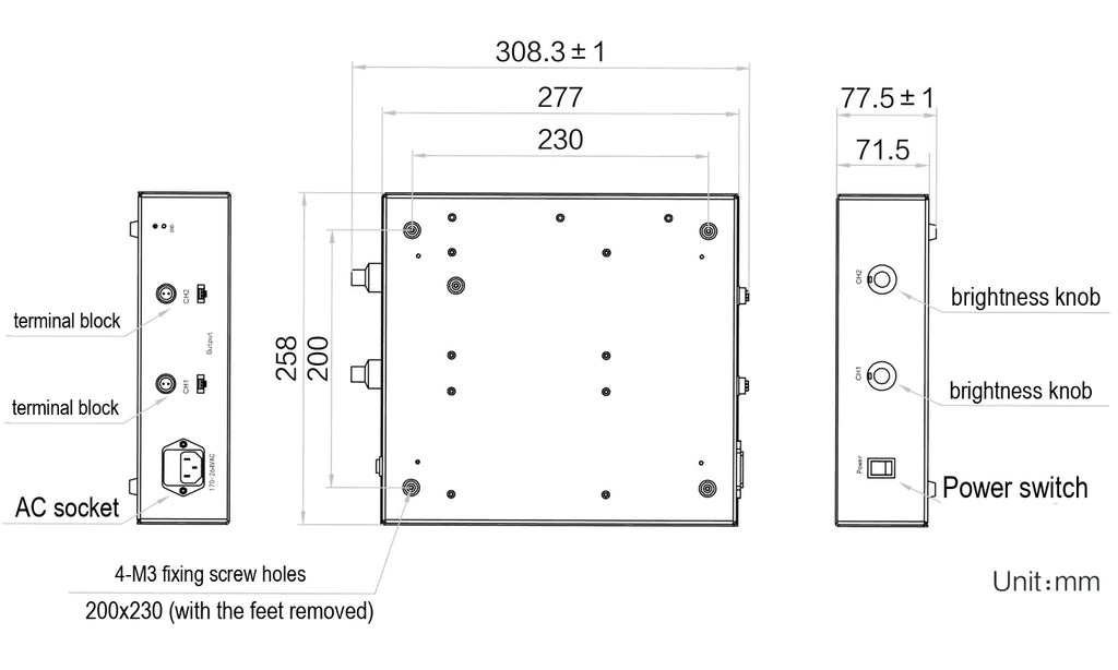 LS-CTL-0123 dimensions (mm)