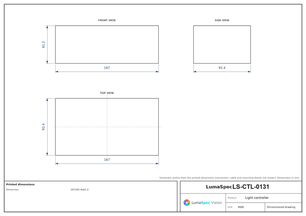 LS-CTL-0131 dimensions (mm)