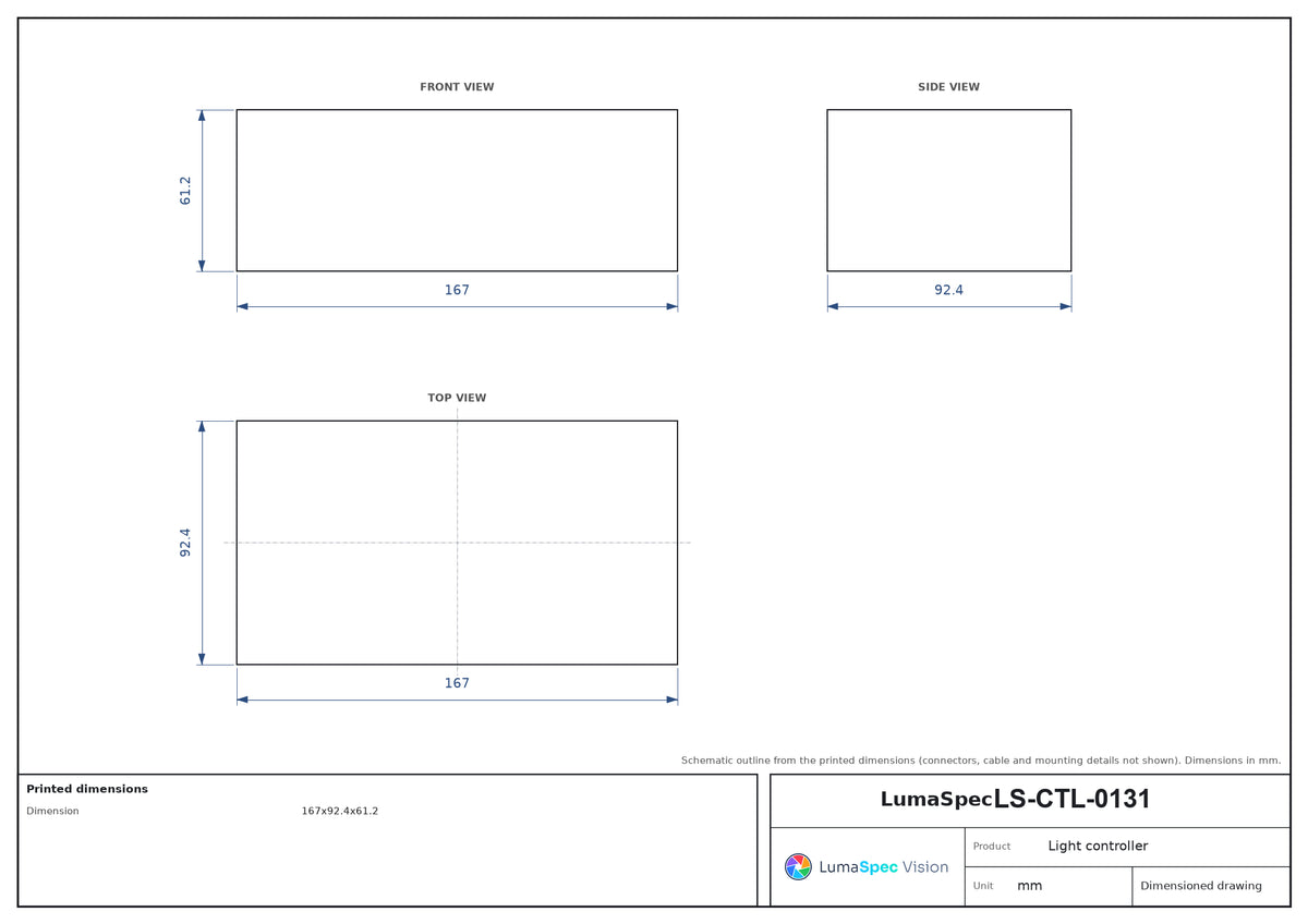 LS-CTL-0131 dimensions (mm)
