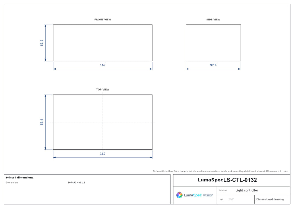 LS-CTL-0132 dimensions (mm)