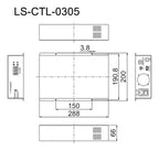 LS-CTL-0305 dimensions (mm)