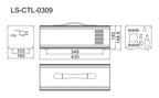 LS-CTL-0309 dimensions (mm)