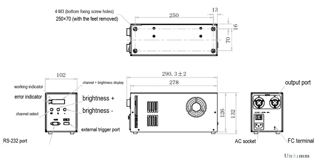 LS-CTL-0497 dimensions (mm)