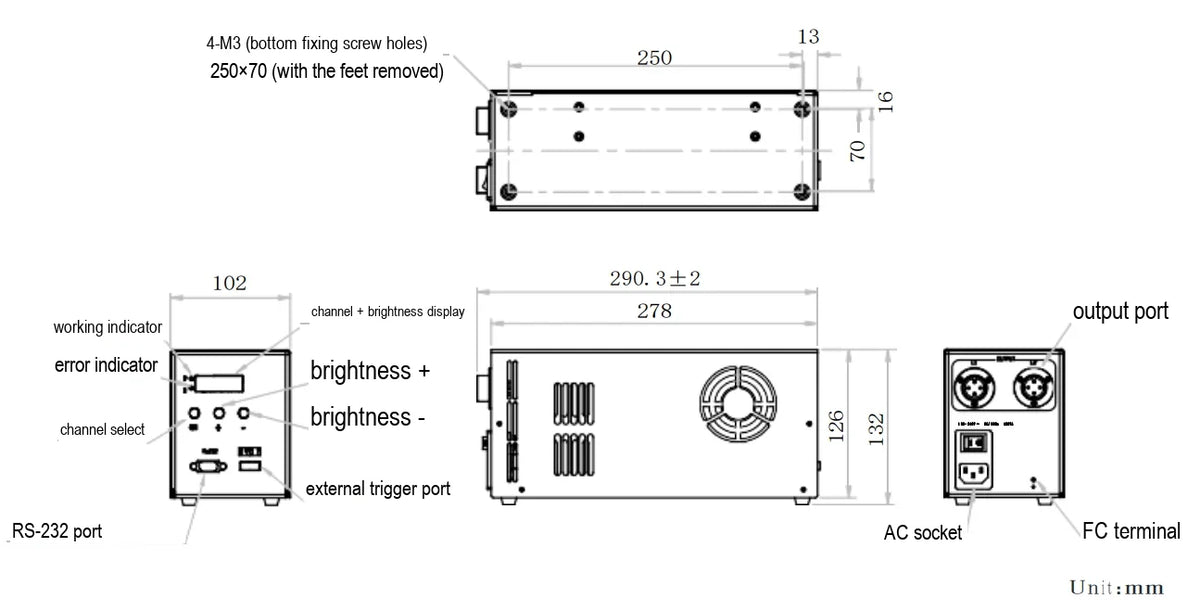 LS-CTL-0497 dimensions (mm)