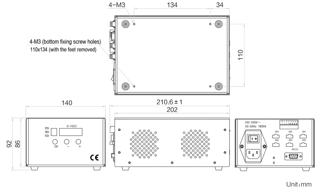 LS-CTL-0573 dimensions (mm)