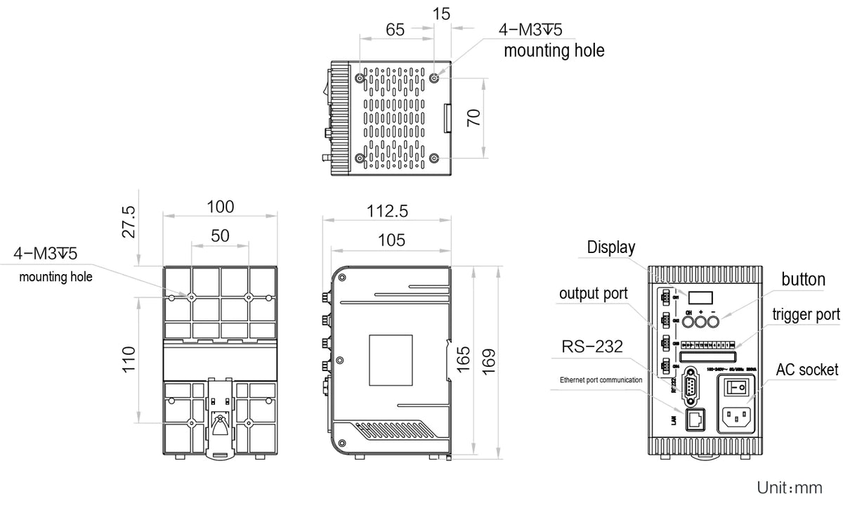 LS-CTL-0576 dimensions (mm)