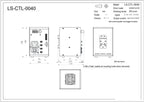 LS-CTL-0040 dimensions (mm)