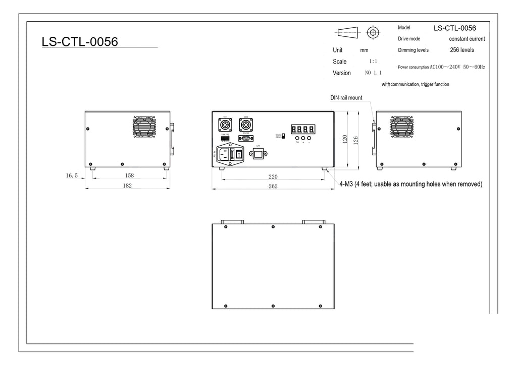 LS-CTL-0056 dimensions (mm)