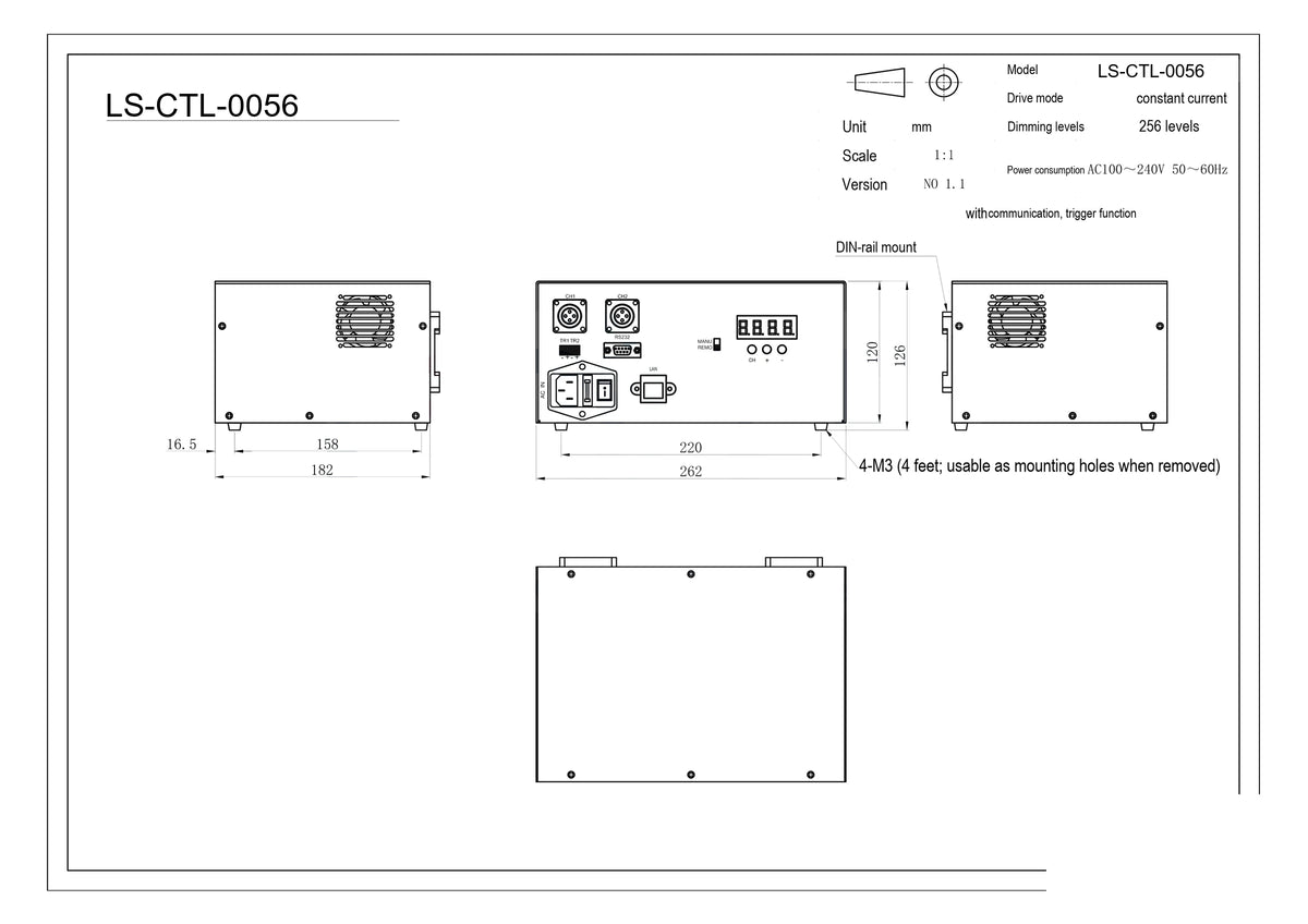 LS-CTL-0056 dimensions (mm)