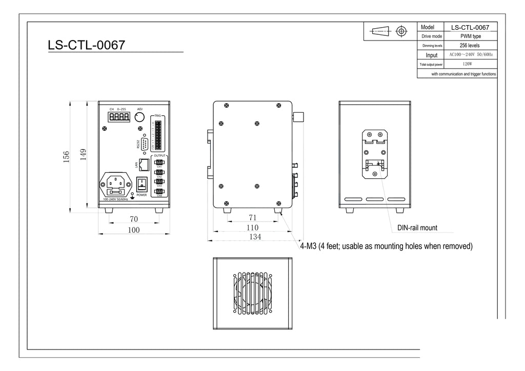LS-CTL-0067 dimensions (mm)