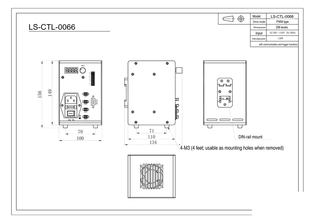 LS-CTL-0066 dimensions (mm)
