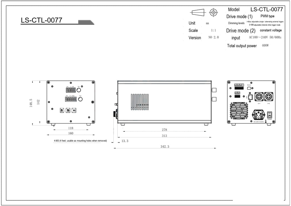 LS-CTL-0077 dimensions (mm)