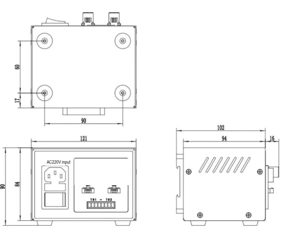 LS-CTL-0095 dimensions (mm)