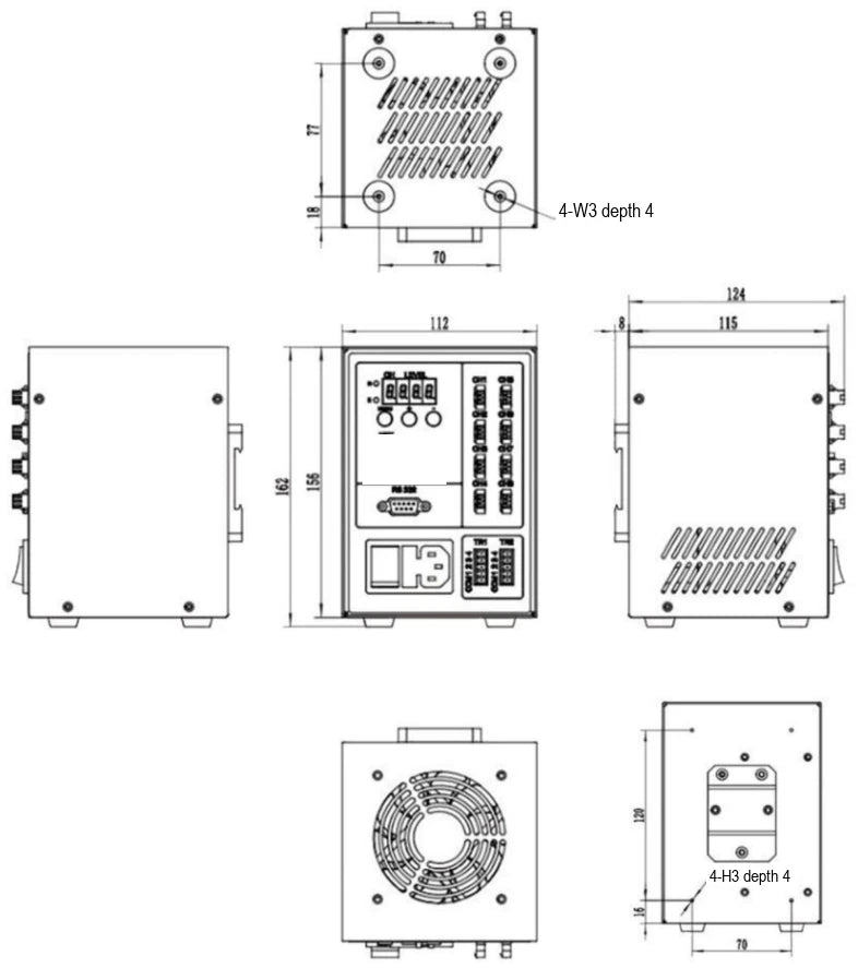 LS-CTL-0203 dimensions (mm)