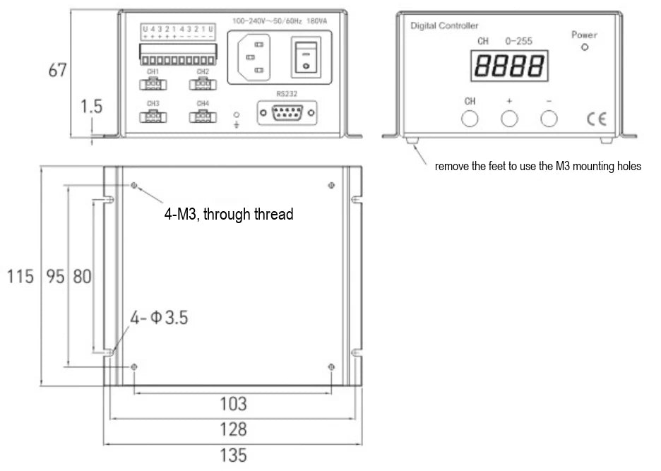 LS-CTL-0377 dimensions (mm)