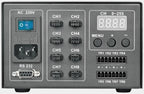 Digital light controller, rear panel of the 8-channel version