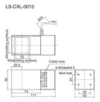 LS-CXL-0013 dimensions (mm)