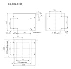 LS-CXL-0190 dimensions (mm)