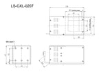 LS-CXL-0207 dimensions (mm)