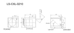 LS-CXL-0210 dimensions (mm)