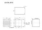 LS-CXL-0212 dimensions (mm)