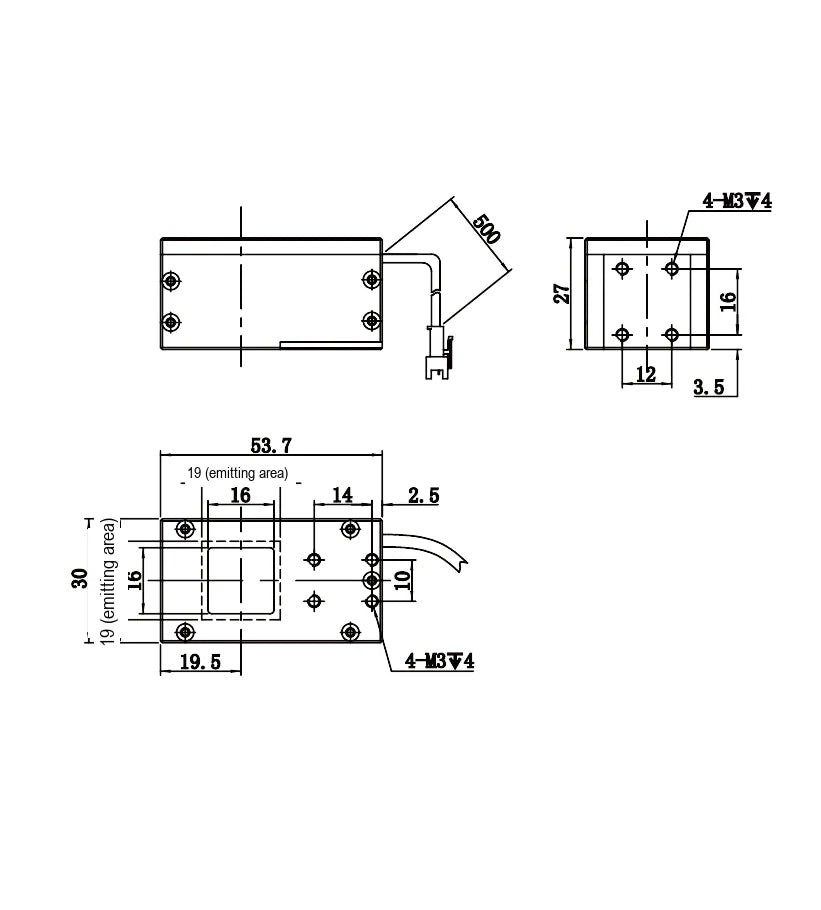 LS-CXL-0235 dimensions (mm)