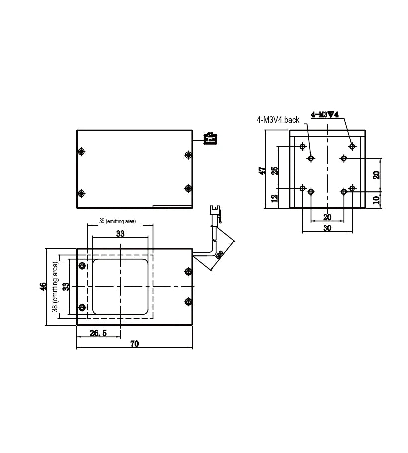 LS-CXL-0237 dimensions (mm)
