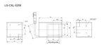 LS-CXL-0256 dimensions (mm)