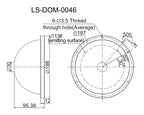 LS-DOM-0046 dimensions (mm)