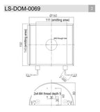 LS-DOM-0069 dimensions (mm)