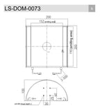 LS-DOM-0073 dimensions (mm)