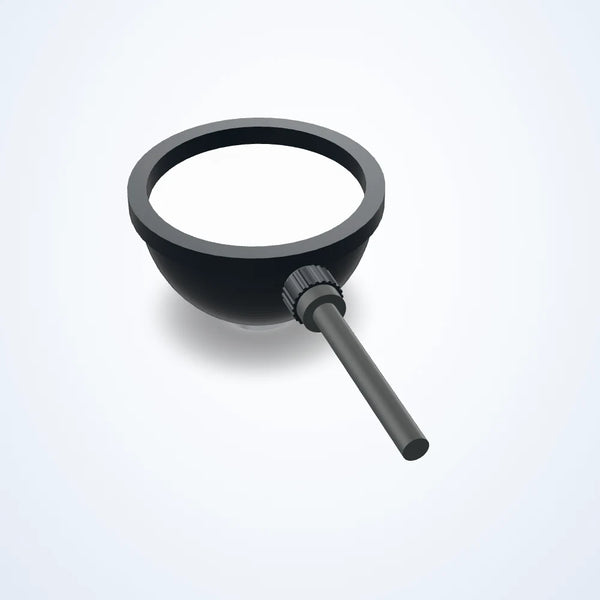 Ø70 mm dome light, Ø45 mm emitting area