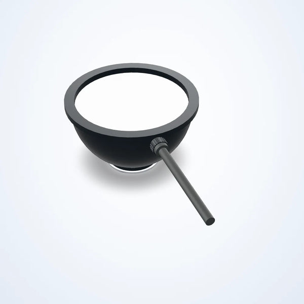 Ø134 mm dome light, Ø84 mm emitting area
