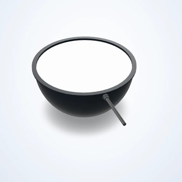 Ø236 mm dome light, Ø193 mm emitting area
