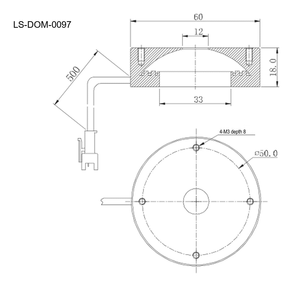 LS-DOM-0097 dimensions (mm)