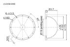 LS-DOM-0099 dimensions (mm)